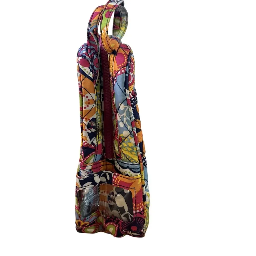 Danielle Morgan Quilted Lunch Box Bag Paisley Mandala Flower Insulated Tote